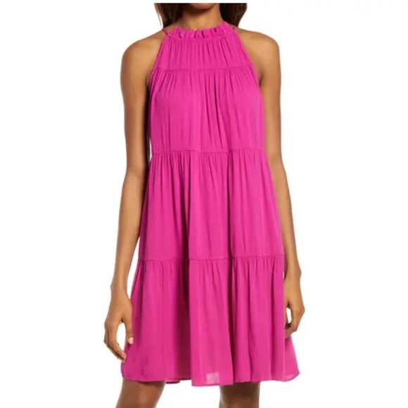 Chelsea28 Dresses & Skirts - CHELSEA28 Tiered Halter Dress 🌺IN STORES🌺